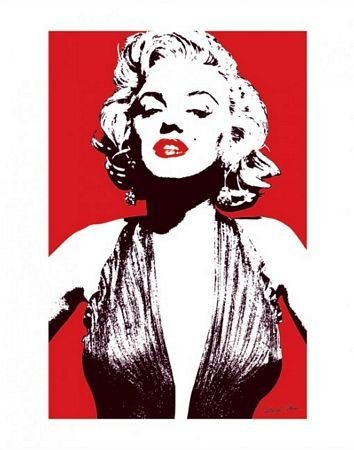 Reprodukcja PYRAMID POSTERS Marilyn Monroe (Czerwień), 40x50 cm Pyramid Posters