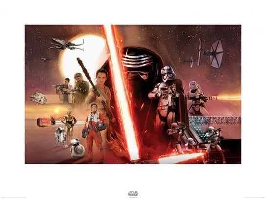 Reprodukcja PYRAMID POSTERS Star Wars The Force Awakens Galaxy, 80x60 cm Star Wars gwiezdne wojny