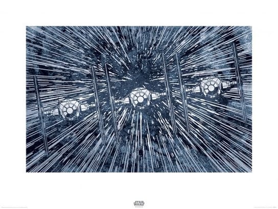 Reprodukcja PYRAMID POSTERS Star Wars The Force Awakens TIE Fighters, 80x60 cm Star Wars gwiezdne wojny