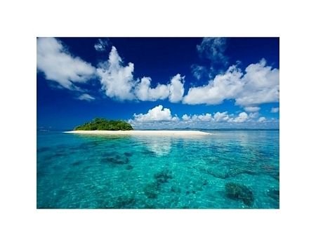Reprodukcja PYRAMID POSTERS Tropical island vacation paradise, 80x60 cm Nice Wall