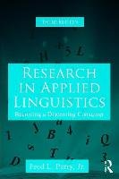 Research in Applied Linguistics Perry Fred L.