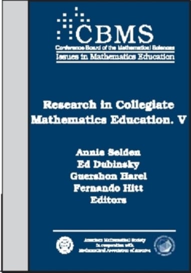 Research in Collegiate Mathematics Education V Opracowanie zbiorowe