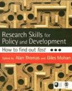 Research Skills for Policy and Development Sage Publications Inc.
