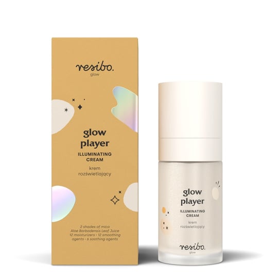Resibo, Glow Player, krem rozświetlający do twarzy, 30 ml Resibo