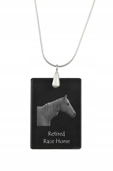 Retired Race Horse Kryształowy naszyjnik z koniem Inna marka