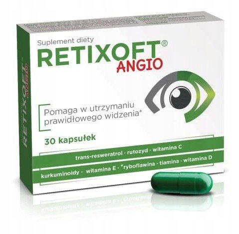 Retixoft Angio, suplement diety, 30 kapsułek Verco