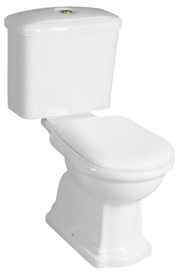 RETRO kompakt WC, odpływ pionowy, biały-brąz Inna marka