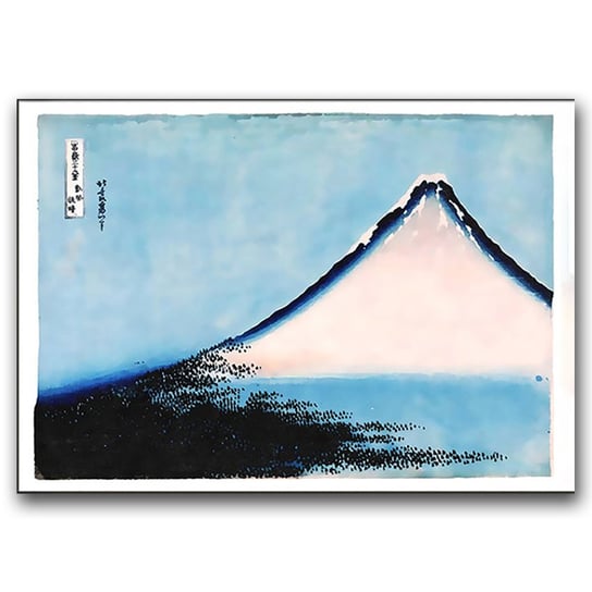 Retro plakat Blue Fuji Katsushika Hokusai A2 60x40 Vintageposteria
