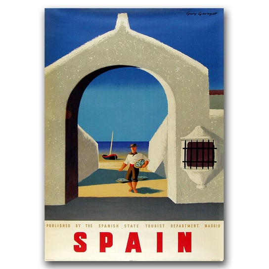 Retro plakat na płótnie Hiszpania A1 60 x 85 cm Vintageposteria