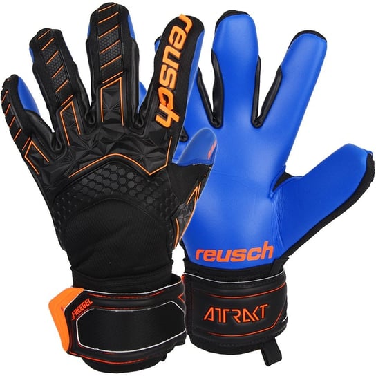 Reusch, Rękawice bramkarskie, Attrakt Freegel MX2 50 70 135 7083, czarny, rozmiar 8 Reusch