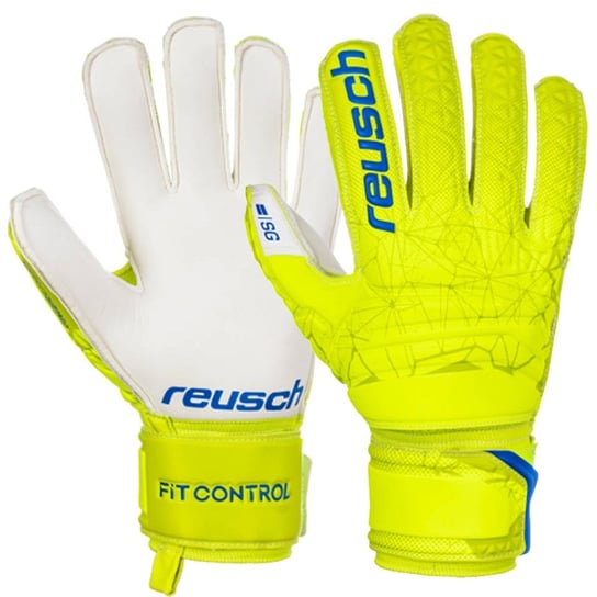 Reusch, Rękawice Fit Control SD Open Cuff 39/72/515/588, żółty, rozmiar 4 Reusch