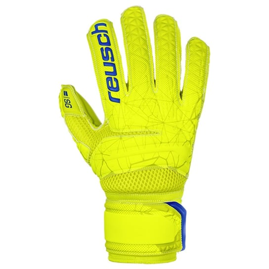 Reusch, Rękawice piłkarskie, Fit Control SG Finger, żółty, rozmiar 10 Reusch