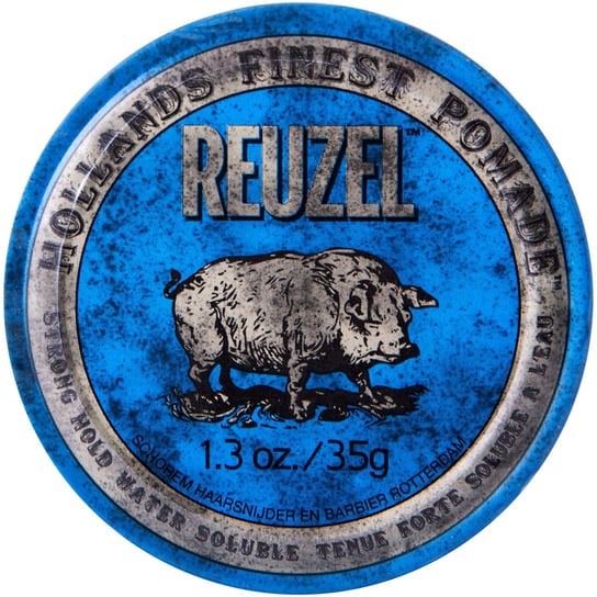Reuzel, Blue Strong Hold Pomade, Mała pomada bardzo mocne utrwalenie, 35 g Reuzel