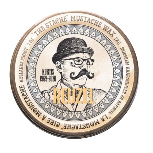 Reuzel, The Stache Mustache Wax, Wosk utrwalający do wąsów zawiera roślinne ekstrakty, 28 g Reuzel