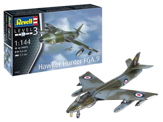 Rev 03833 Samolot Hawker Hunter Fga.9 Inna marka