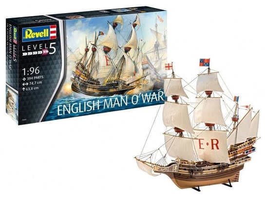 Revell, English MAN O WAR, Model plastikowy Revell