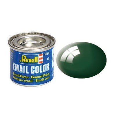 Revell, farba do modeli Email Color 62 Moss Green Gloss Revell