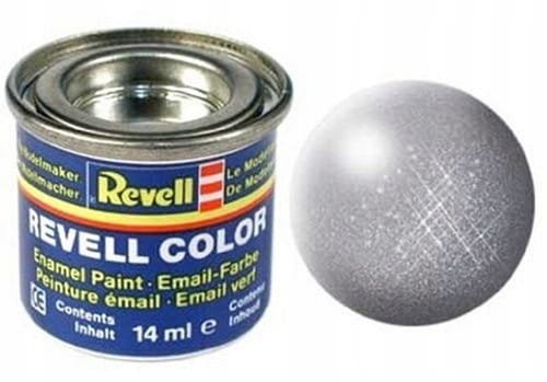 Revell, Farba email color stalowy metaliczny, 32191, 10+ Revell