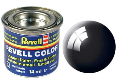 Revell, Farba email kolor czarny błyszczący 32107, 10+ Revell