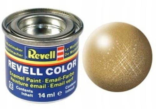 Revell, farba email kolor żółty metaliczny, 32194 Revell