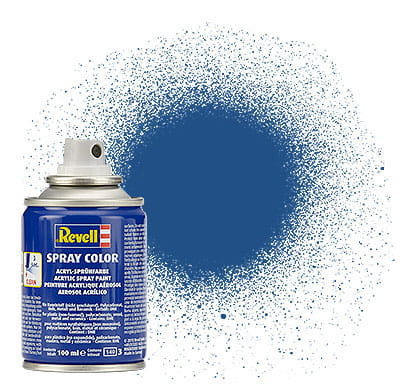 Revell, farba spray kolor niebieski mat, 34156 Revell
