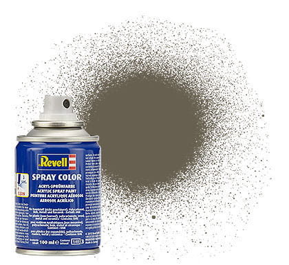 Revell, farba spray kolor oliwkowy mat, 34146 Revell