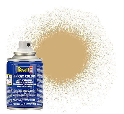 Revell, farba spray kolor żółty metaliczny, 34194 Revell