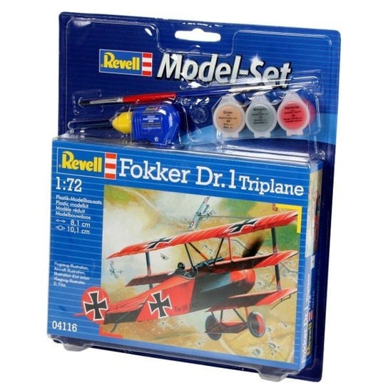 Revell, Fokker Dr. 1 Tripla (64116), Model Set Revell