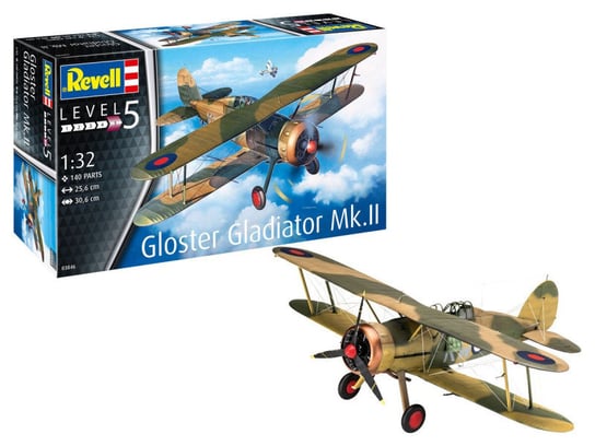 Revell, Gloster Gladiator Mk.ii, Model plastikowy do sklejania, 14+ Revell