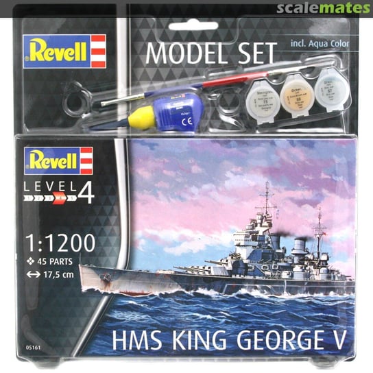 Revell, Hms King George V 1/1200, Model Set, 10+ Revell