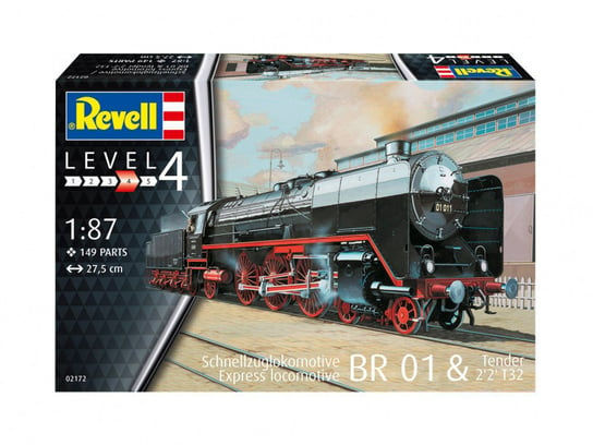 Revell, Lokomotywa 1/87 Schnellzuglok Br 01, Model do sklejania, 14+ Revell