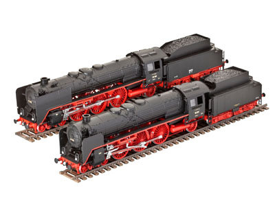 Revell, model do sklejania Fast Train Locomotives BR01 i BR02 Revell