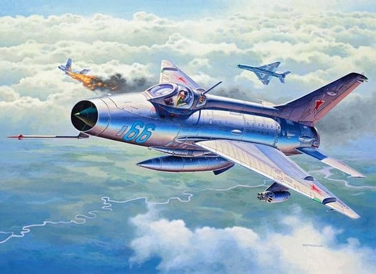 Revell, model do sklejania MiG21 F.13 Fishbed C Revell