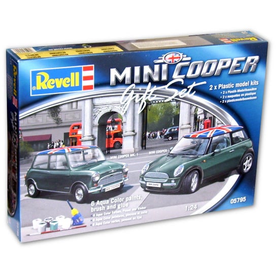 Revell, model do sklejania Mini Cooper, zestaw upominkowy Revell