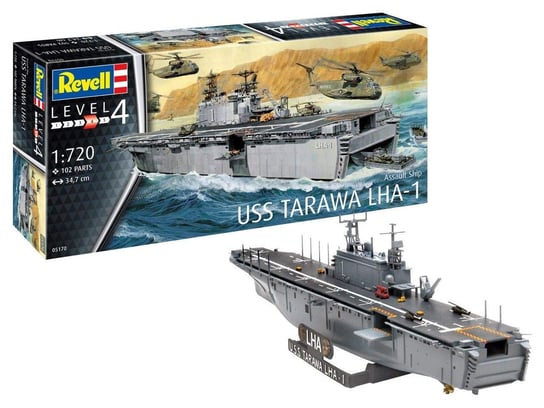 Revell, model do sklejania Okręt USS Tarawa LHA-1 Revell