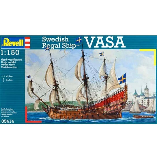 Revell, model do sklejania Swedish Regal Ship VASA Revell