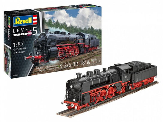 Revell, Model Plastikowy, Lokomotywa Express Locomotive, S3/6 1/87 Revell