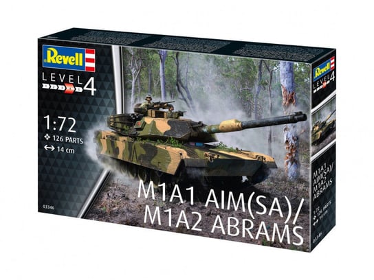 Revell, Model Plastikowy M1A2 Abrams 1/72 Revell
