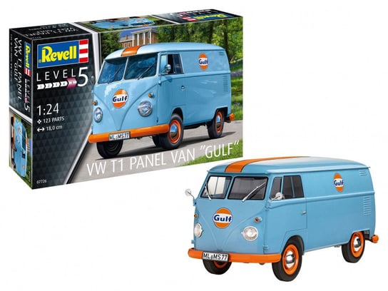 Revell, Model Plastikowy, Vw T1 Panel Van - Gulf Decoration 1/24 Revell