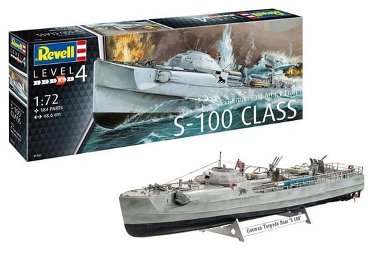 Revell, Niemiecka szybka łódź atakująca Craft S-100 Class, Model plastikowy Revell