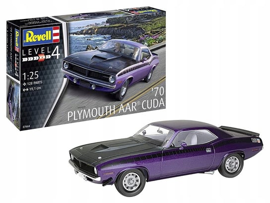 Revell, Playmouth Aar Cuda '70, Model do sklejania, 12+ Revell