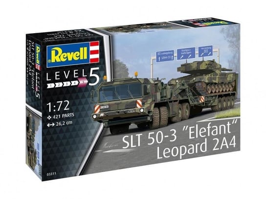 Revell, SLT 50-3 Elefant + Leopard 2A4, Model plastikowy, 12+ Revell