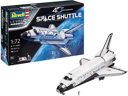 Revell, Space Shuttle40th. Anniversary, Model do sklejania, 8+ Revell
