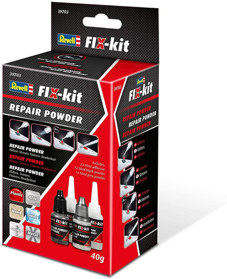 Revell, Zestaw naprawczy fix kit repair powder, 10+ Revell