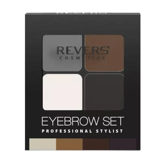 Revers, Eyebrow Set Professional Stylist, cienie do brwi 02, 4,5 g Revers