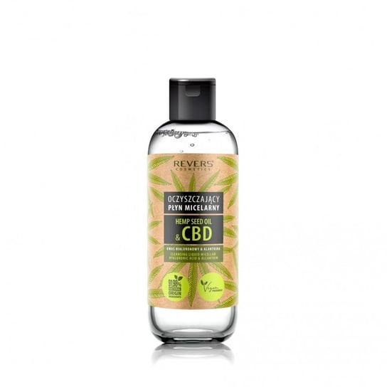 REVERS Hemp Seed Oil&CBD Oczyszczający Płyn micelarny z olejem konopnym 500ml Revers
