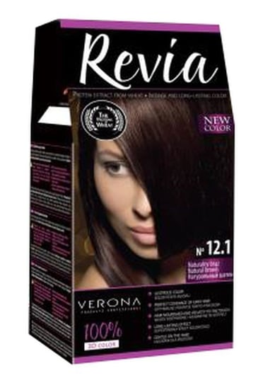 Revia, farba do włosów 12.1 Naturalny Brąz Revia