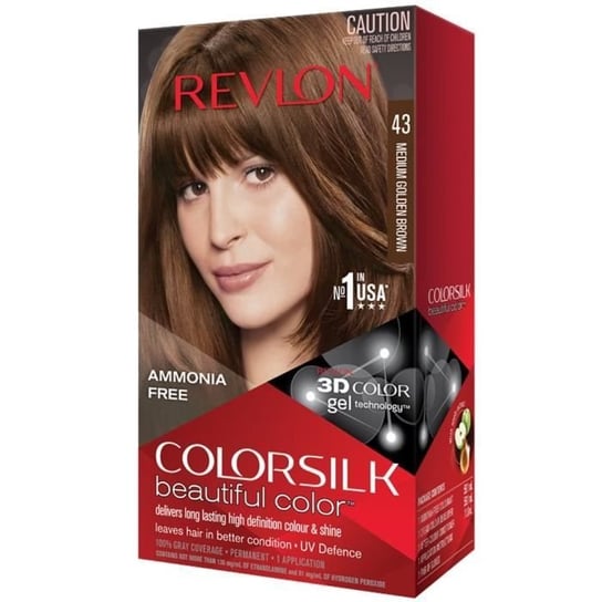 Revlon Colorsilk Trwała farba do włosów nr 43 Średni złoty brąz Inny producent