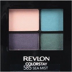 Revlon ColorStay, Cień do powiek poczwórny, 585 Sea Mist, 4,8g Revlon