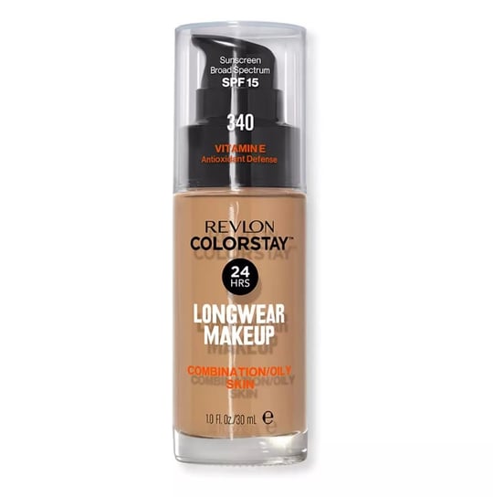 Revlon, ColorStay, podkład z pompką do cery mieszanej i tłustej z kompleksem SoftFlex 340 Early Tan, 30 ml Revlon